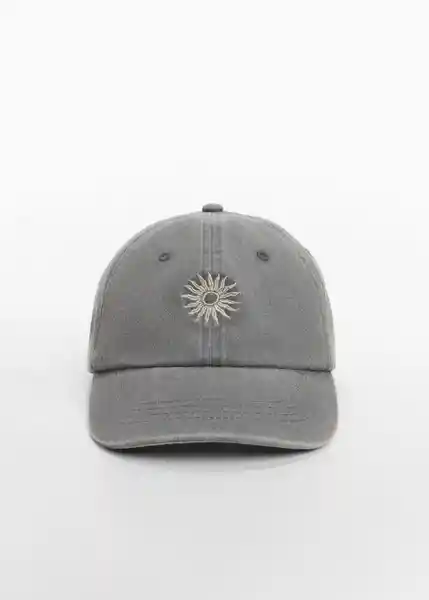 Gorra Sol Antracita Talla 99 Niñas Mango