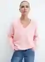 Jersey Taldorav Rosa Talla L Mujer Mango