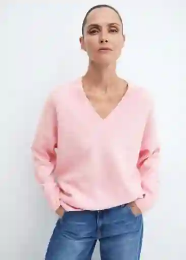 Jersey Taldorav Rosa Talla L Mujer Mango