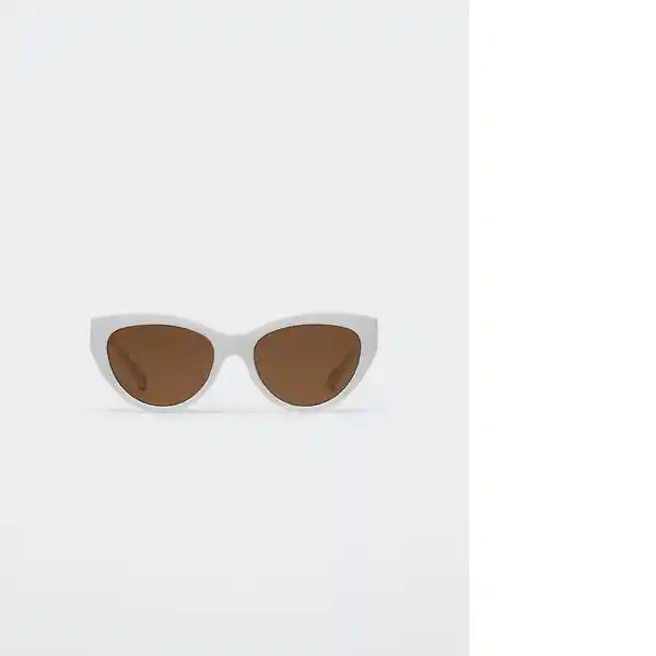 Gafas De Sol Fabi Blanco Talla 99 Mujer Mango