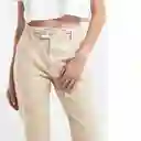 Pantalón Falling Mujer Café Siena Medio Talla 6 435E319 Naf Naf