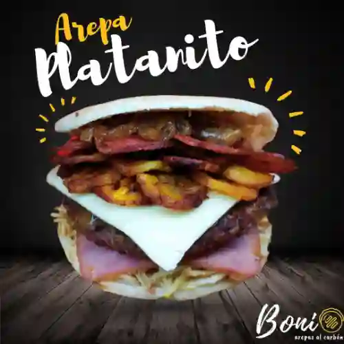 Arepa Buger Platanito