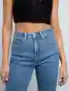 Jean Mujer Azul Índigo Medio Talla 10 493E006 Naf Naf