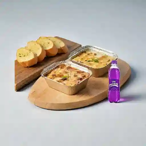 Combo 2 Lasagnas Personales + Uva Postobon 250 ml