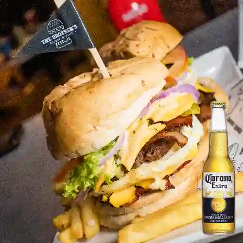 Combo la Callejera + Cerveza Corona Bot. 355ml