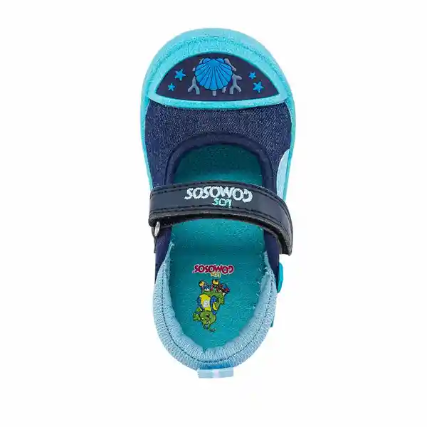 Los Gomosos Zapatos Gamay Niña Azul Talla 22