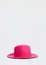 Sombrero Cowgirl Fucsia Talla 99 Mujer Mango