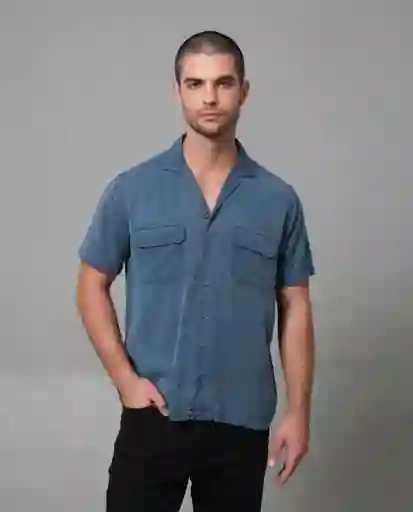 Camisa Hombre Azul L 112G010_AZU184028 Rifle