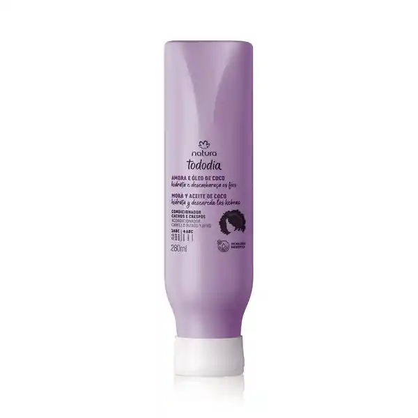 Acondicionador Para Rizos y Afros Mora y Aceite de Coco Tododia