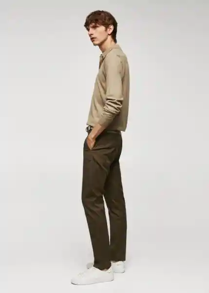 Pantalón Barna Caza Talla 36 Hombre Mango