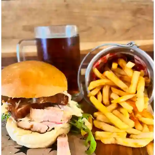 Hamburguesa de Chicharrón
