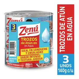 Zenú Pack Atún Trozos en Agua