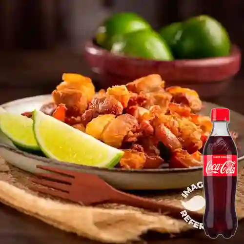 Combo Chicharrón de Cerdo +Cocacola Orig 400ml