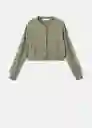 Cárdigan Topo Khaki Talla XS Mujer Mango