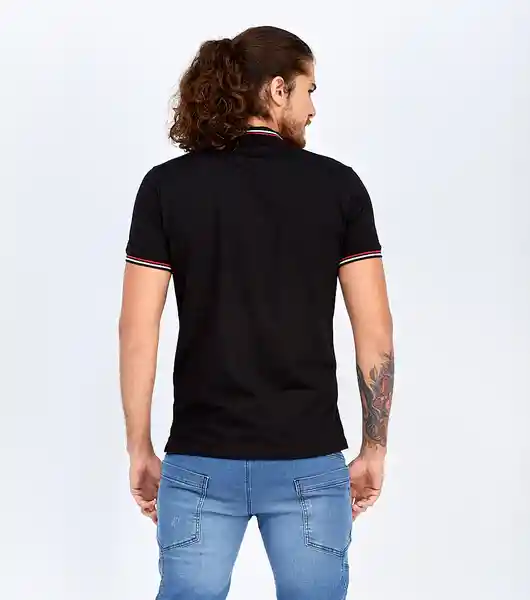 Girbaud Camiseta Polo Negro Talla L 113028