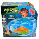 Faroplay Juguete Nano Fish Conjunto Pez Red y Pecera