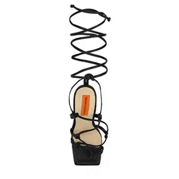 Sandalias Tacón Amelia Negro Talla 36