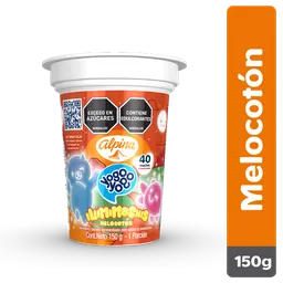 Yogo Yogo Alimento Lácteo Sabor a Melocotón