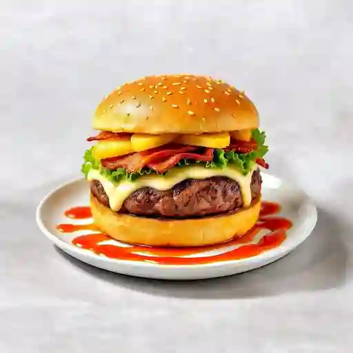 Hamburguesa Hawaiana