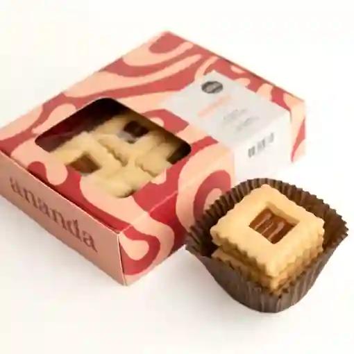 Alfajores rellenos con arequipe