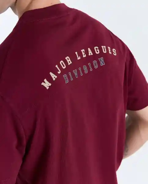 Camiseta Hombre Rojo Talla M 849G005_ROJ191724 Americanino