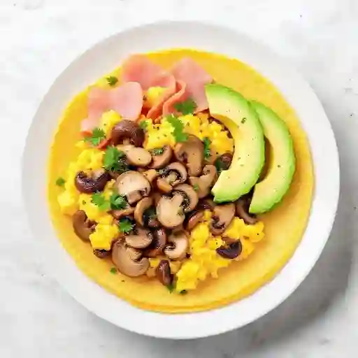 Arepa de choclo enchulada