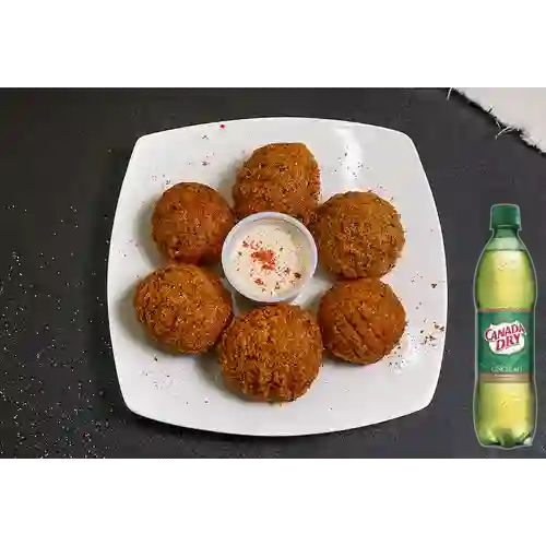 Combo Falafel + Canada Dry Ginger Ale 400 ml