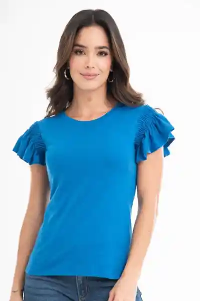 Ragged Camiseta Romina Color Azul Rey Talla XS