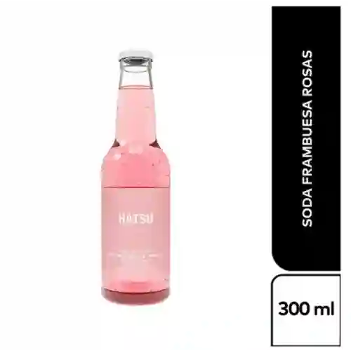 Soda Hatsu Frambuesa y Rosas 300ml.