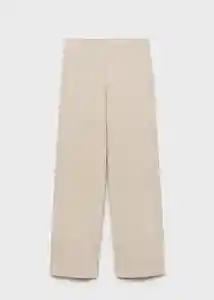 Pantalón Michigan Beige Talla S Mujer Mango