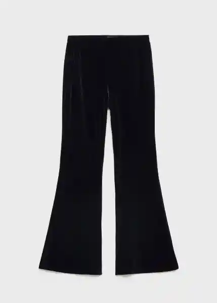 Pantalón Velvetp Negro Talla 19 Teen Niñas Mango