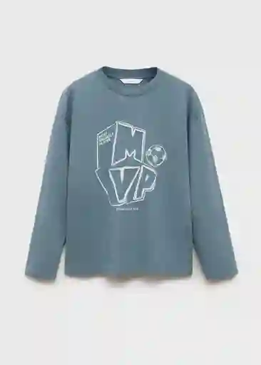 Camiseta Utah1 Azul Talla 10 Niños Mango