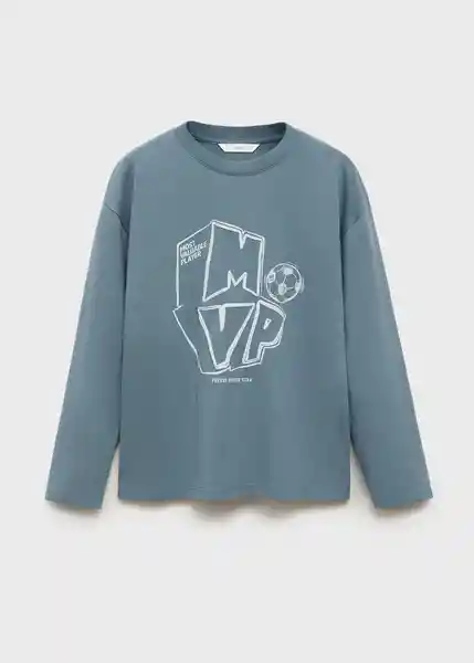 Camiseta Utah1 Azul Talla 10 Niños Mango