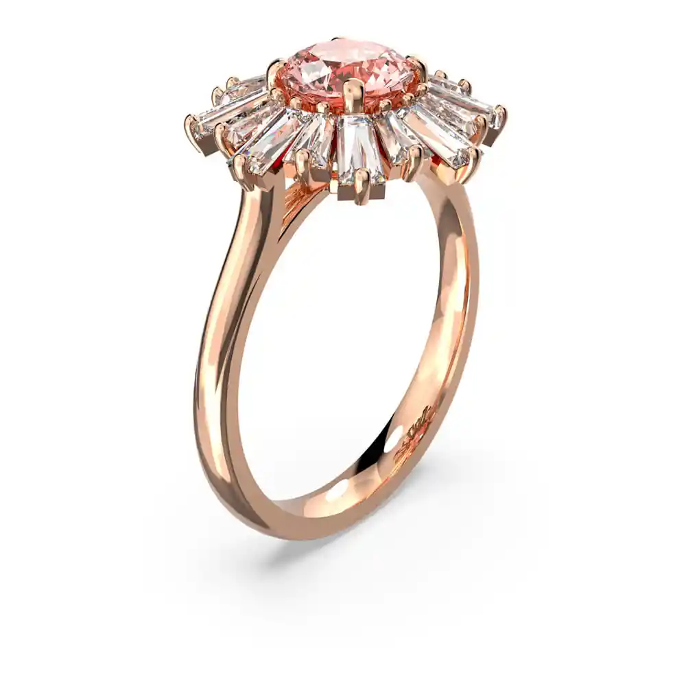 Anillo Sunshine, Rosa, Baño Tono Oro Rosa