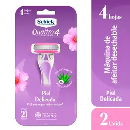 Schick Máquina de Afeitar Quattro para Mujer