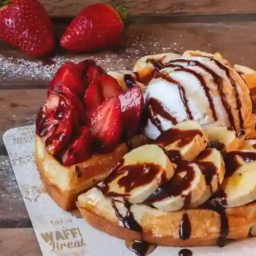 Waffle 28Gr Proteina Helado/yogurt/fruta