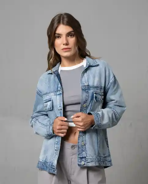 Chaqueta Mujer Azul Talla XL 222G000 Rifle