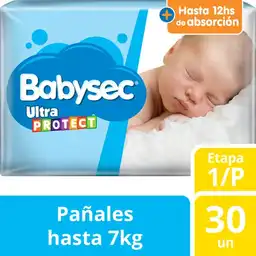 Babysec Pañal Desechable Ultra Protect Etapa 1 P