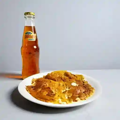 Combo Arepa Megaqueso con Bebida