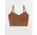 Top Deportivo Café Talla Medium American Eagle