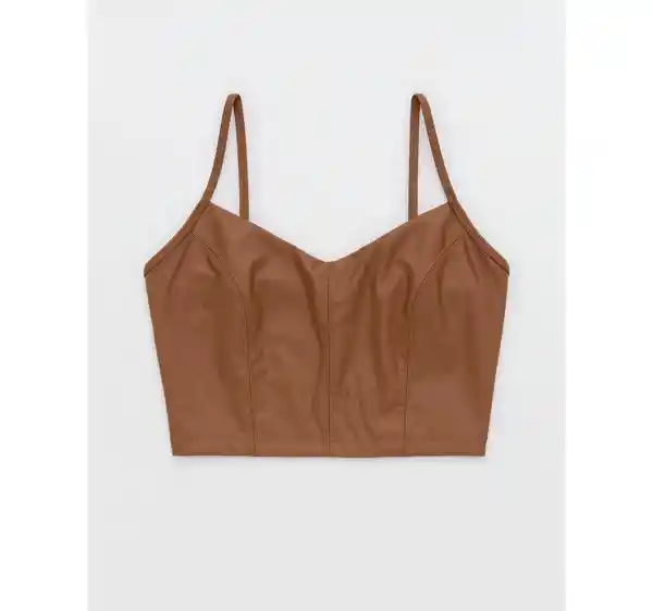 Top Deportivo Café Talla Medium American Eagle