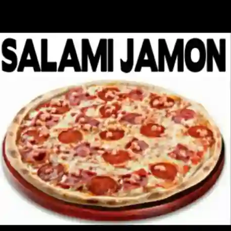 Pizza Grande Salami Jamón 30X30