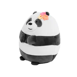 Peluche Redondo Con Adorno de Rosa Panda Miniso