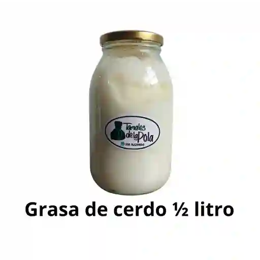 Grasa de cerdo 1/2 de litro