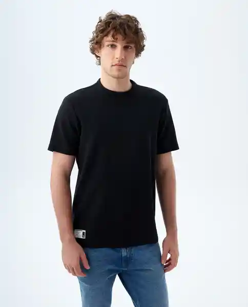 Camiseta Hombre Negro Talla M 849f005 Americanino