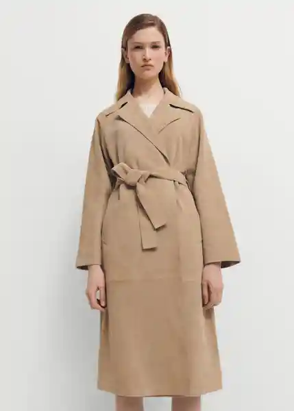 Gabardina Trench Cloud Hielo Talla XL Mujer Mango