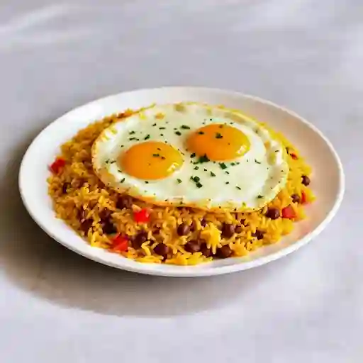 Huevos con arroz