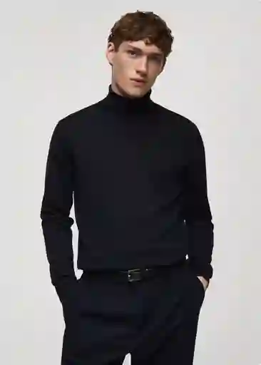 Buzo Jersey Willyt Navy Talla XL Hombre Mango