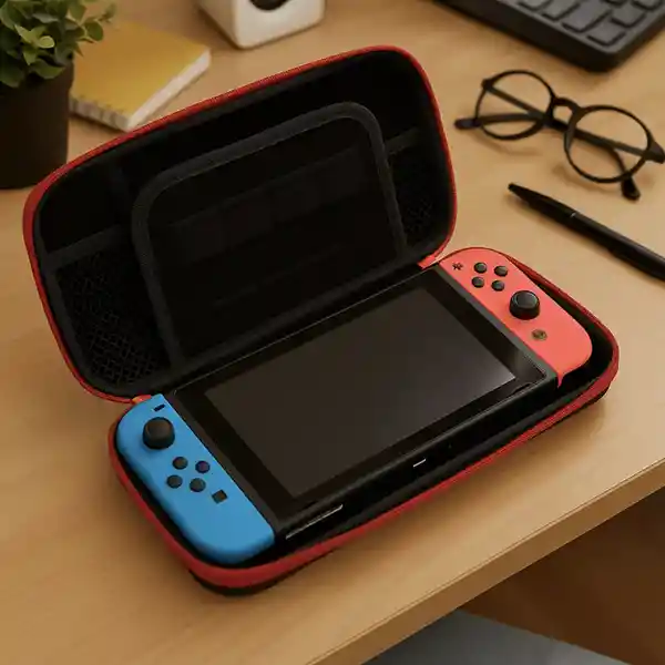 Estuche Para Consola de Juegos Switch Rojo Miniso