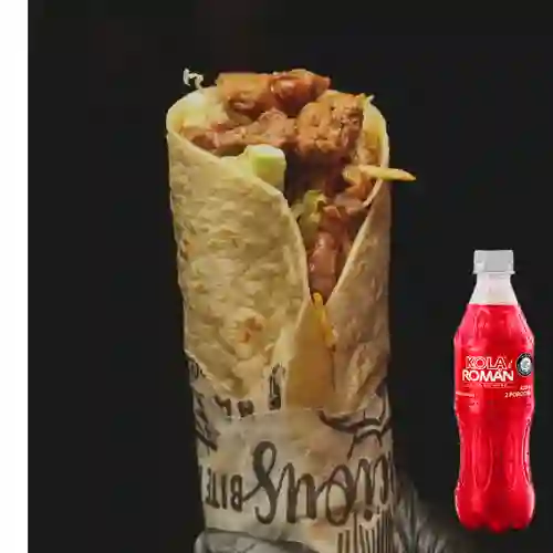 Combo Shawarma Mediano + Kola Román Original 400ML